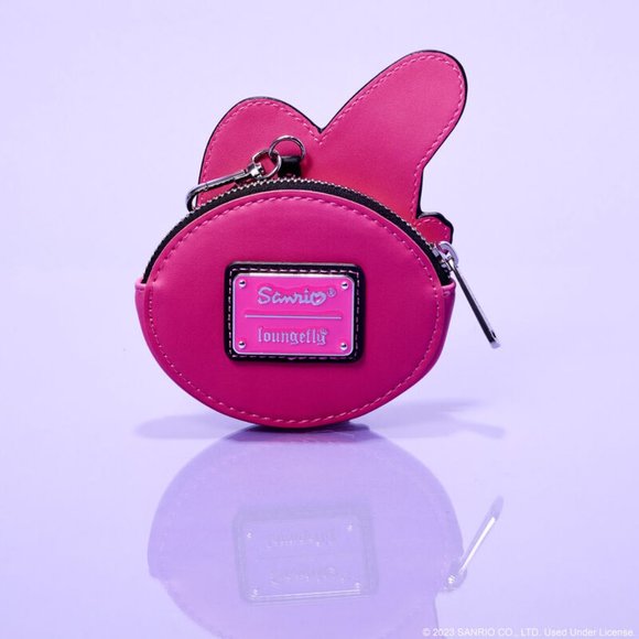 NEW NYCC Limited Edition Loungefly Sanrio Kuromi Witch Backpack & My Melody Coin - Picture 6 of 11